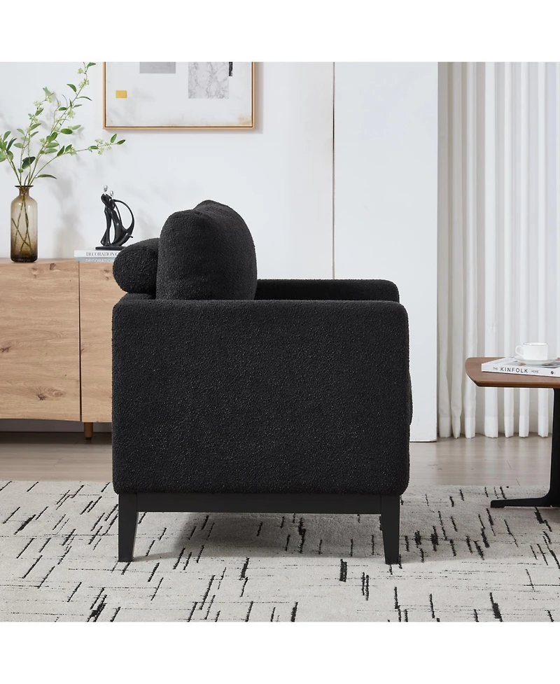 Streamdale Furniture 35.4" Wide Modern Farmhouse Accent Chair