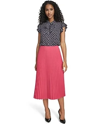 Tommy Hilfiger Women's Pleated Pull-On Skirt