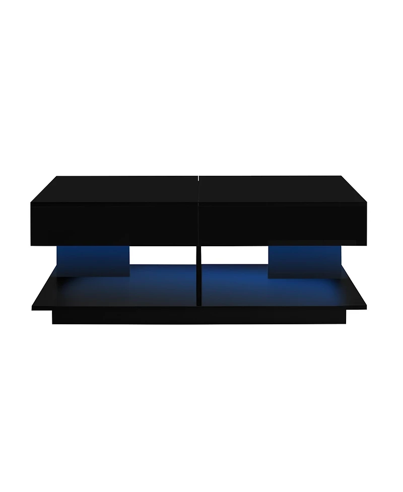 Streamdale Furniture Extendable Coffee Table w/ Hidden Storage