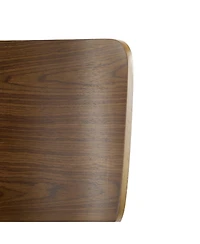 Streamdale Furniture Pari Indoor Wooden Barstool, Walnut Finished, Set of 2