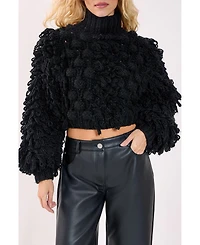 Nasty Gal Women's High Neck Cropped Sweater