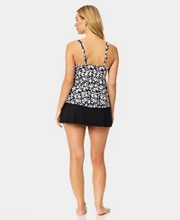 Island Escape Womens Laguna Scoop Neck Tankini Top Skirt