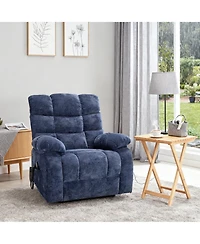 Clihome Lift Recliner Chair Heat Massage Dual Motor Infinite Position Up to 350 Lbs Large Electric Power