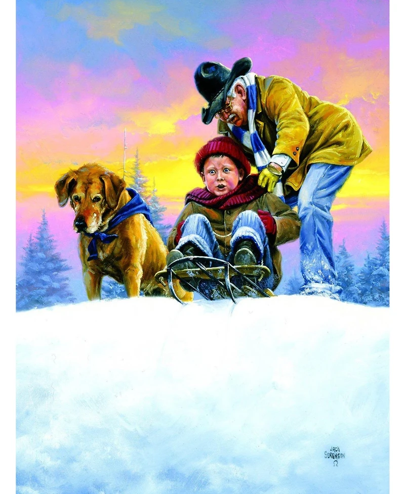 SunsOut Grandpa's Idea 500 piece Jigsaw Puzzle for Adults Fathers Day