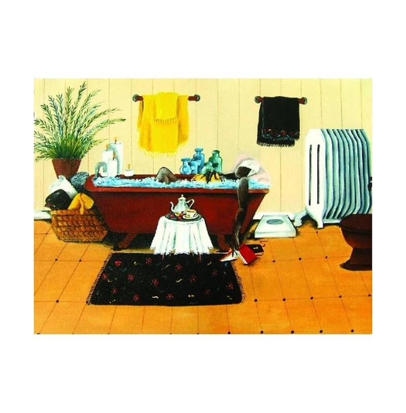 SunsOut Steepin N Soakin 500 piece Jigsaw Puzzle for Adults