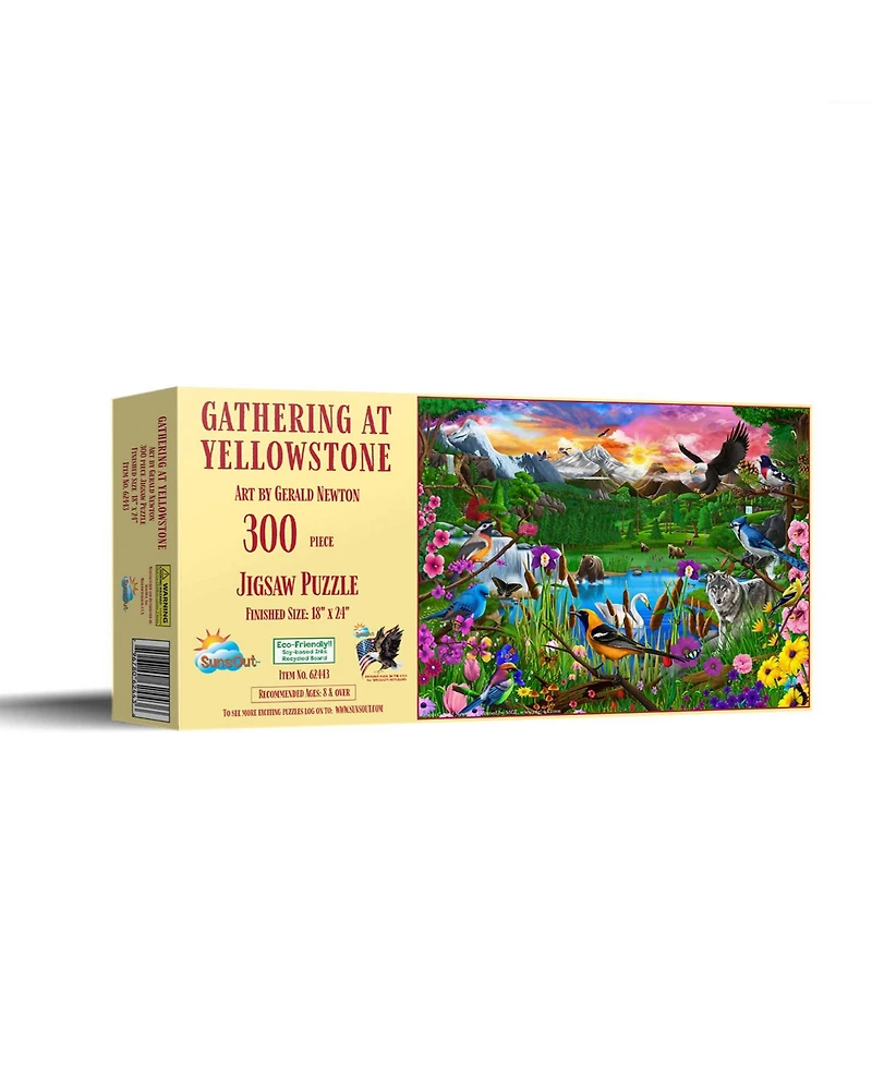SunsOut Gathering at Yellowstone 300 piece Jigsaw Puzzle for Adults