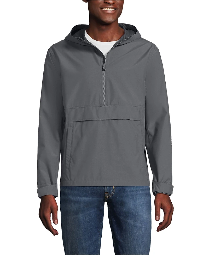 Lands' End Men's Unisex Wind Anorak Jacket