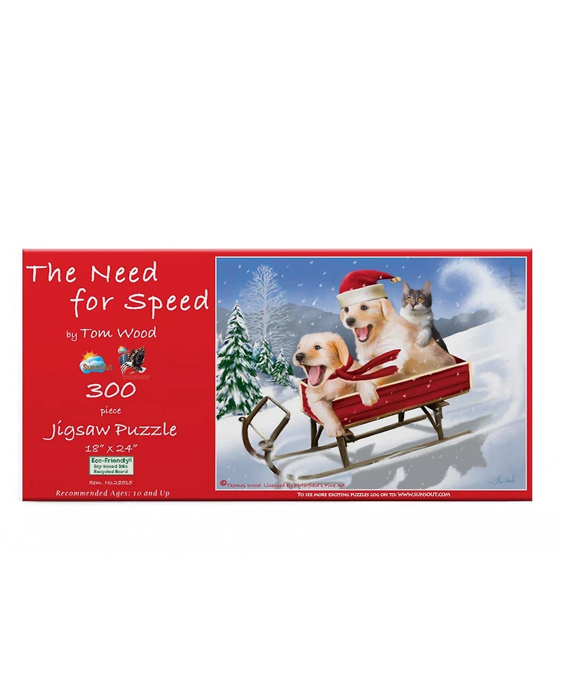 SunsOut The Need For Speed 300 piece Jigsaw Puzzle for Adults