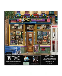 SunsOut Tv Time 1000 piece Jigsaw Puzzle for Adults
