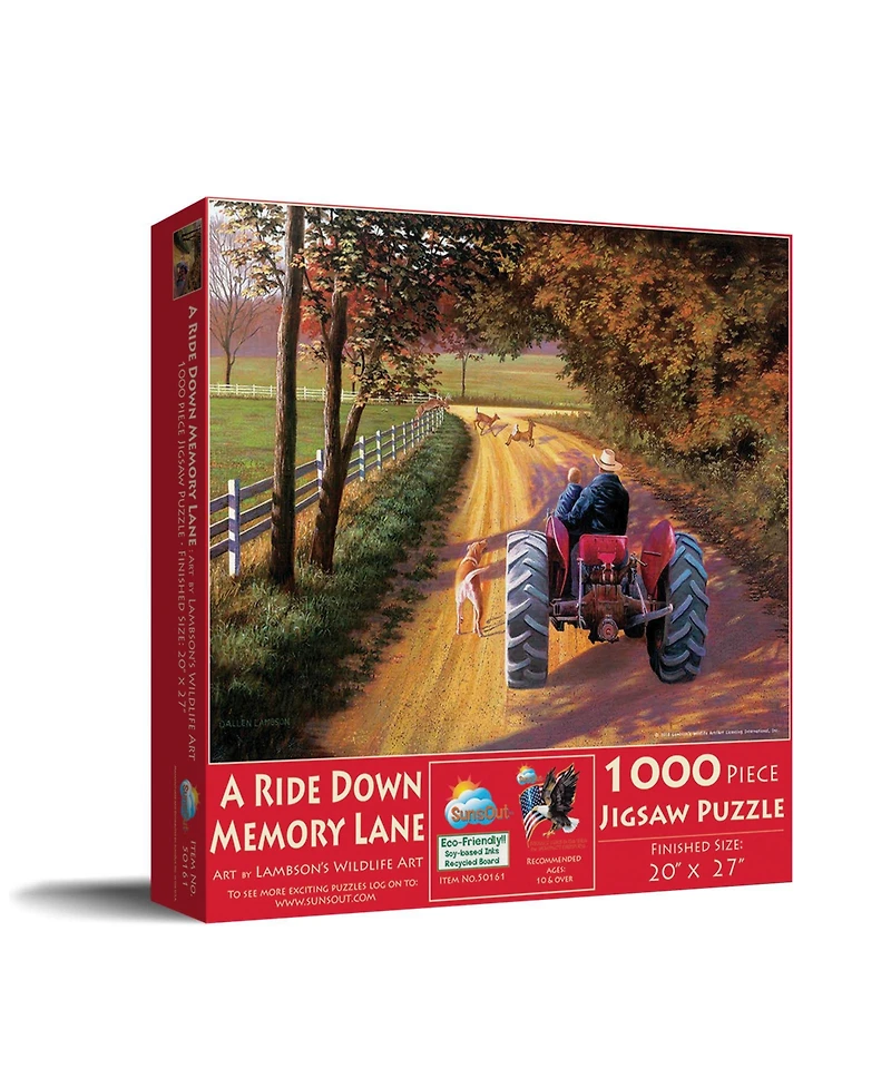SunsOut A Ride Down Memory Lane 1000 piece Jigsaw Puzzle for Adults