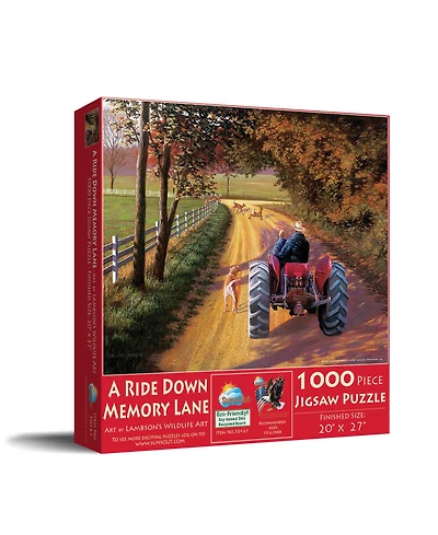 SunsOut A Ride Down Memory Lane 1000 piece Jigsaw Puzzle for Adults