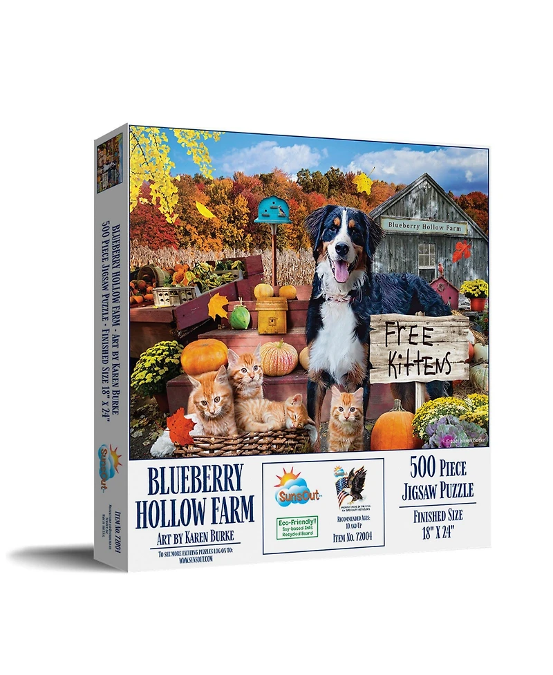 SunsOut Blueberry Hollow Farm piece Jigsaw Puzzle for Adults