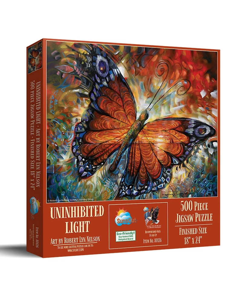 SunsOut Uninhibited Light 500 piece Jigsaw Puzzle for Adults