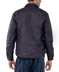 Members Only Men's Quilted Shirt Jacket
