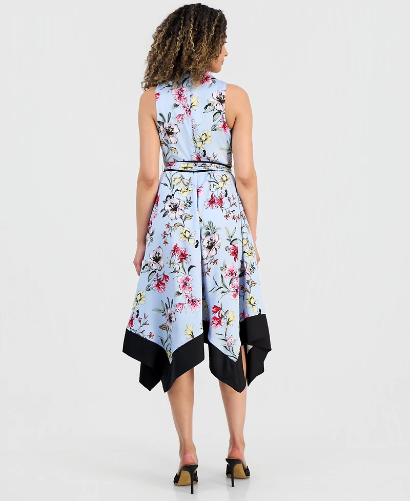 I.n.c. International Concepts Petite Asymmetrical Cowlneck Dress, Macy's Exclusive