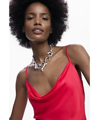 Desigual Women's Asymmetric slip dress