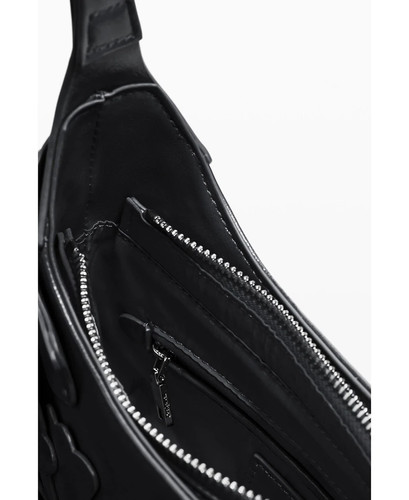 Desigual Women's Small floral applique bag