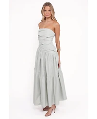 Petal and Pup Women's Blanche Strapless Maxi Dress