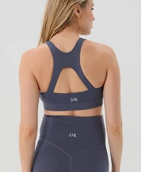 Axk Maternity High Impact Racer Back Nursing Sports Bra with Easy-Release Breastfeeding Clips