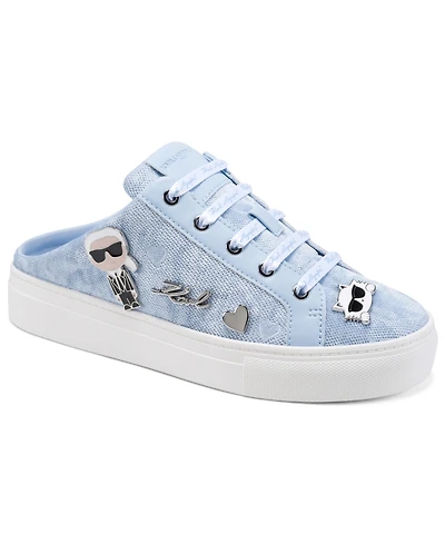 Karl Lagerfeld Paris Women's Cambria Slip-On Sneaker Mules