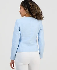I.n.c. International Concepts Petite Parisian Tweed Jacket, Exclusively at Macy's