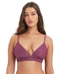 Bar Iii Rib & Shine Over-The-Shoulder Bra, Macy's Exclusive