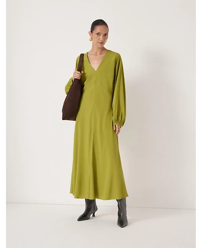 Hush Women's Grace V-Neck Long Sleeve Dress