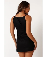 Petal and Pup Women's Allegra Linen Mini Dress