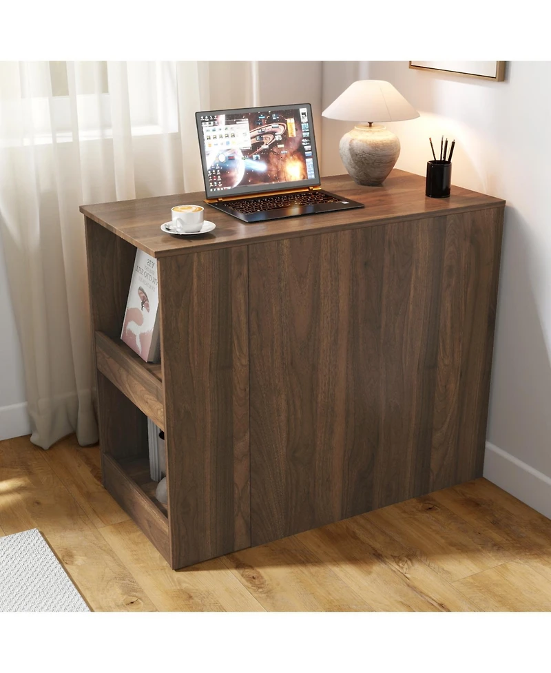 Streamdale Furniture Computer Desk with Drawers & Extendable Table
