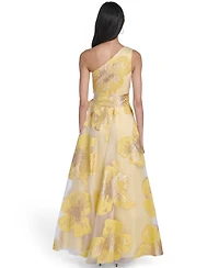 Eliza J Women's One-Shoulder Strap Ball Gown