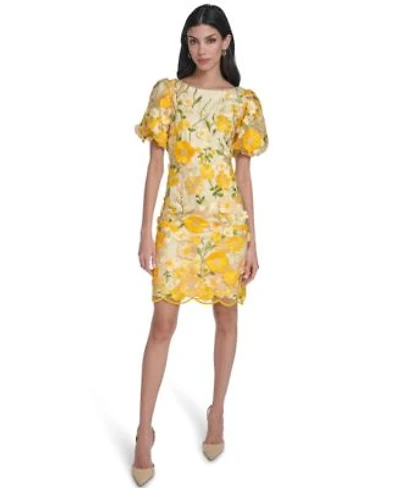 Eliza J Womens Crew Neck Shift Dress