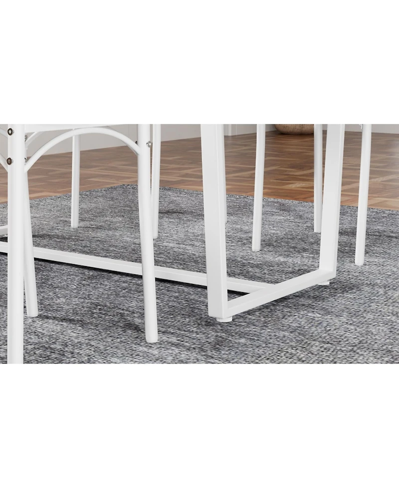 Streamdale Furniture 6-Piece Dining Set- Kitchen Table for Small Spaces