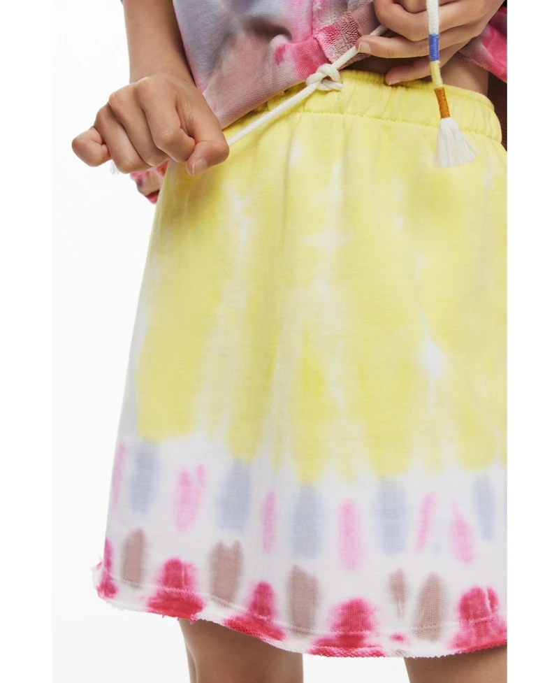 Desigual Girls Girls's Tie-dye skirt with elastic