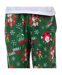Elf Big Boys Pajama Pants Buddy Omg I Know Him All-Over Christmas Movie Flannel Loungewear