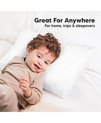 KeaBabies Toddler 2-Pack Pillowcases for 13x18 Pillow, Organic Cotton Pillow Case Cover for Sleeping, Soft & Durable