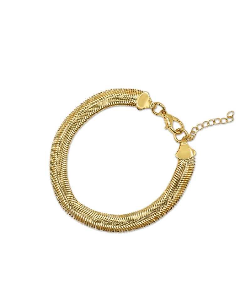 Bowood Lane 8mm Gold Plated Chain Bracelet