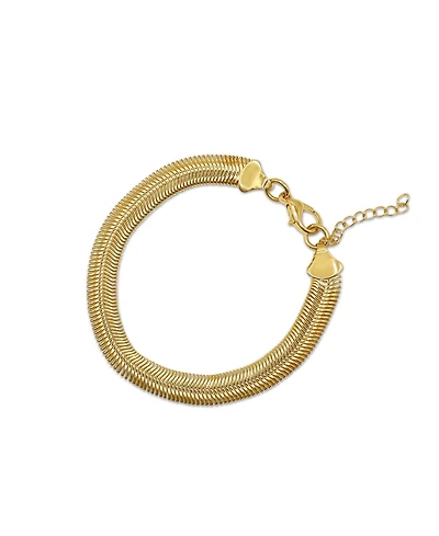 Bowood Lane 8mm Gold Plated Chain Bracelet