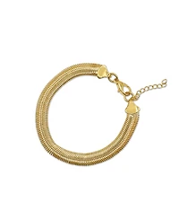 Bowood Lane 8mm Gold Plated Chain Bracelet