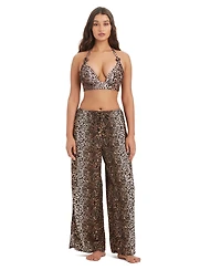 Bar Iii Feline Fine Printed Waist Side Lit Drawstring Pants, Macy's Exclusive