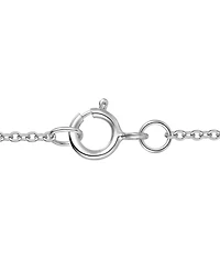 Macy's Diamond Heart Pendant Necklace (1/3 ct. t.w.) in 10k White Gold