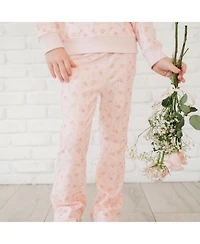 Sweet Wink Toddler Girls Pink Rose Flare Legging