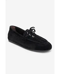 Forever & Always Shoes Lorven Leather Lace Up Loafer (Women)
