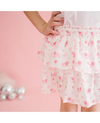 Sweet Wink Toddler Girls Dainty Rose Skort