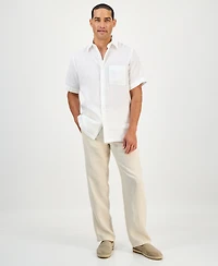 Club Room Men's 100% Linen Shirt
