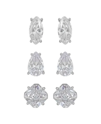 Guess 3-Pc. Cubic Zirconia Trio Stud Earring Set