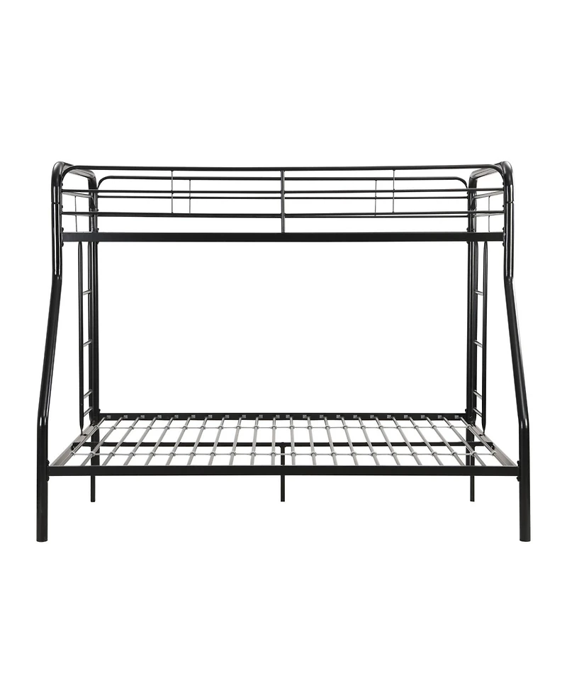 Streamdale furniture twin over full metal bunk bed with storage, no box spring needed, easy assembly, durable and space-saving.