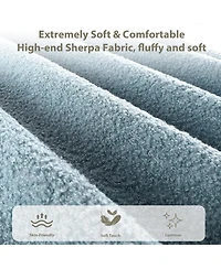 gaomon Bed Frame Velvet Upholstered Headboard Low Profile Platform Bed, Twin