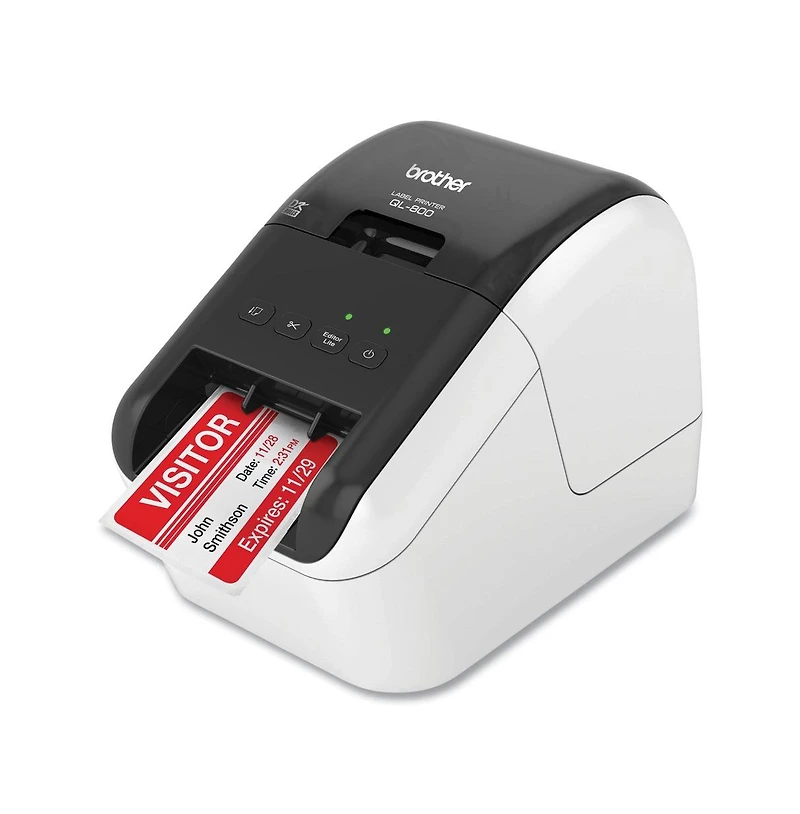 Brother Ql-800 5 in. x 8.75 in. x 6 in. 93 Labels/min Print Speed High-Speed Professional Label Printer