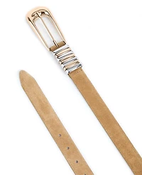 Ettika Metal Core Leather Belt