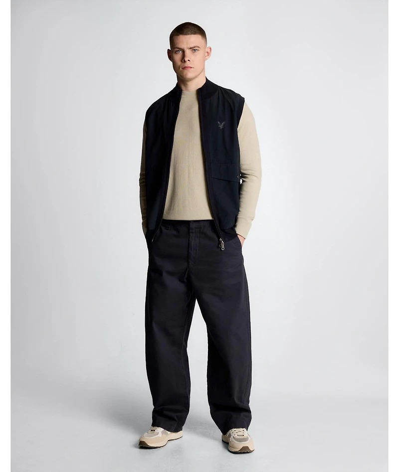 Lyle & Scott Men's Tonal Superfine Crew Neck Sweater